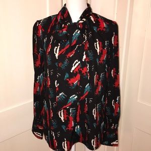 Walter Baker Bow Blouse